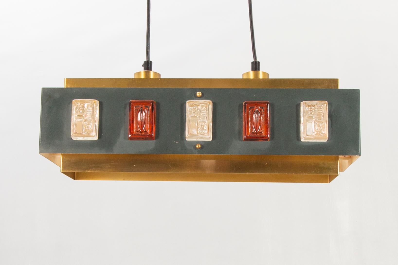 An Einar Bäckström ceiling pendant later part of the 20th century.