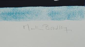 MARTIN BRADLEY, färgserigrafi, signerad och numrerad 59/99.