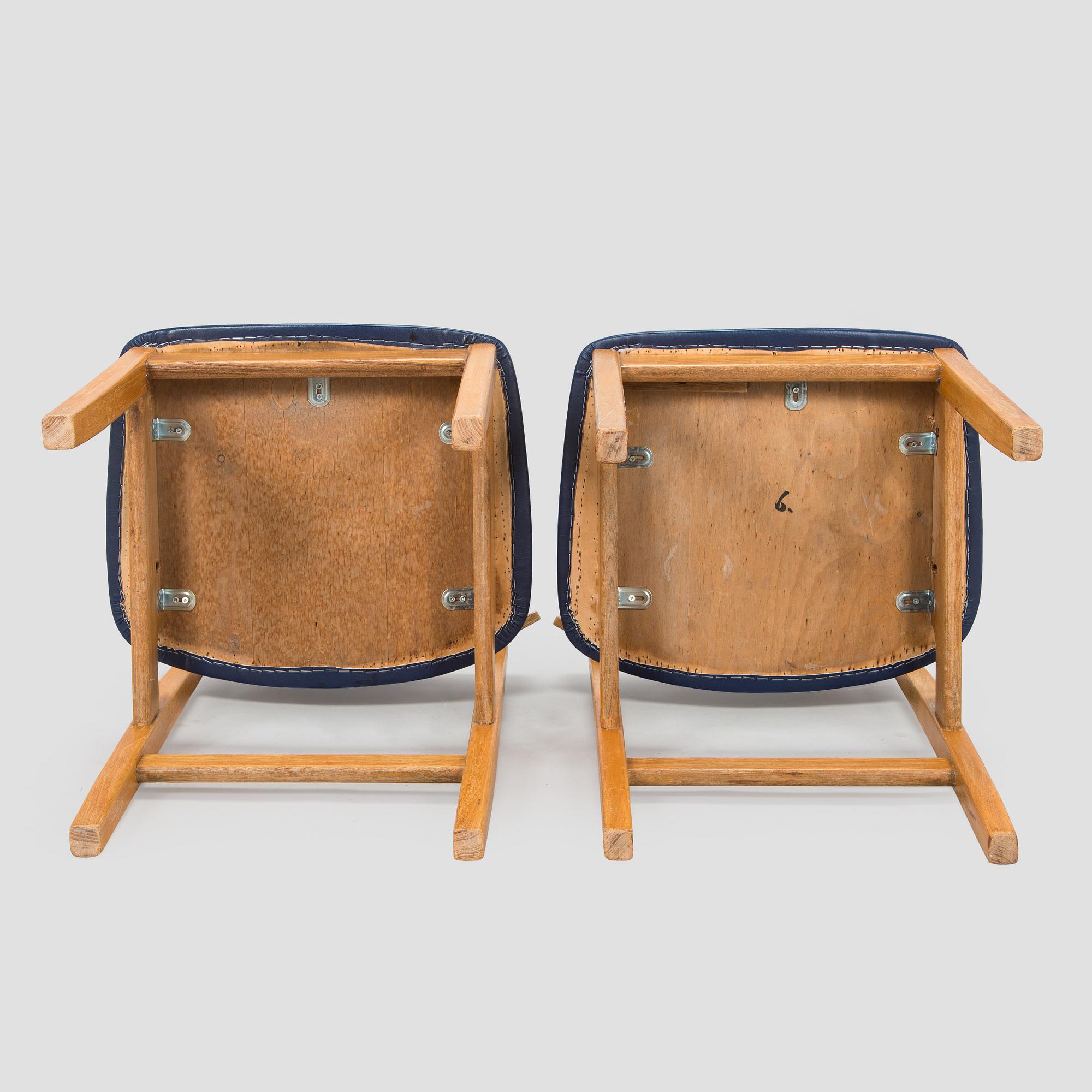 Lasse Ollinkari, tuoleja, 7 st, "Ervi-tuoli", Artek. 1960-luku.