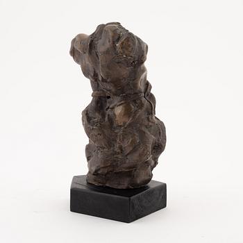 Wieslaw Janasz, a bronze sculpture, signed on wooden base.