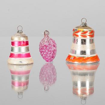 JULDEKORATIONER, 51 delar, 1900-talets första hälft.