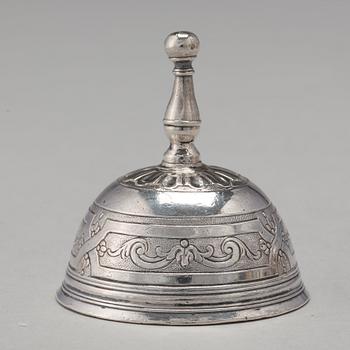 A Swedish 18th century 7 piece silver toilet service, mark of Johan Lorenz Starin, Stockholm 1736.