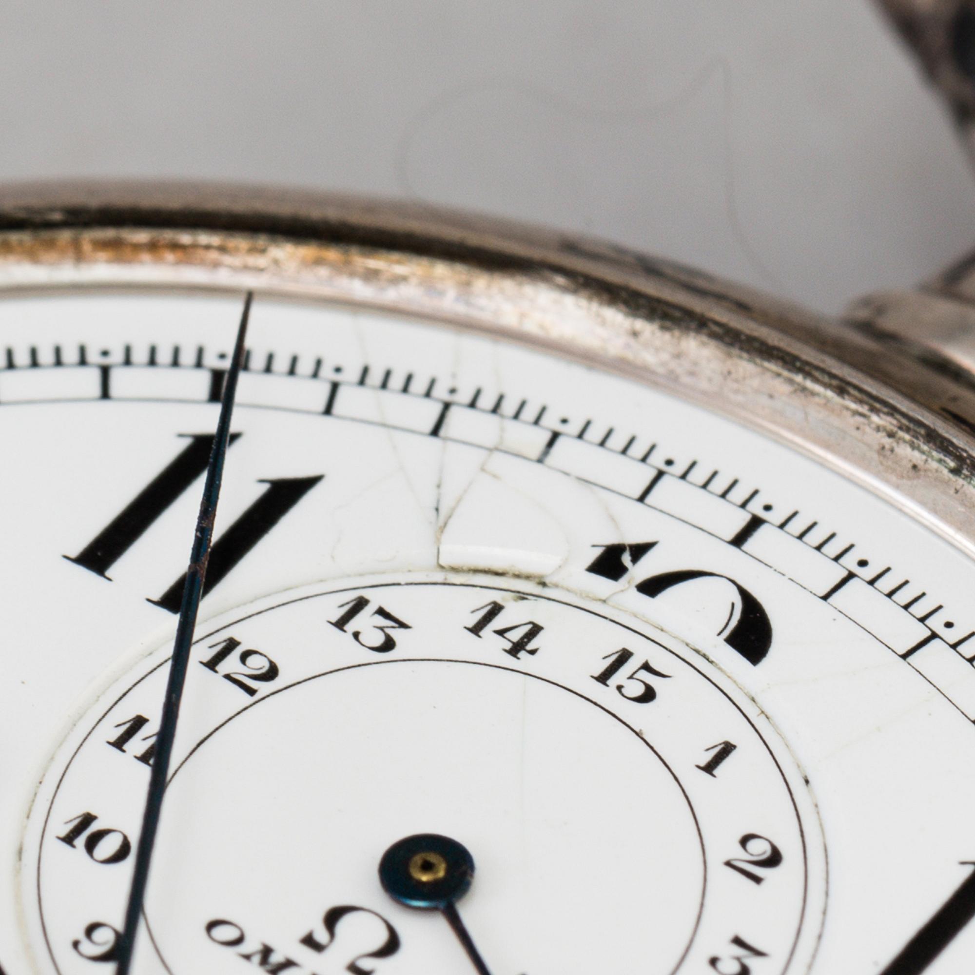 A silvered metal inkstand by Kaiser Zinn 1910s.