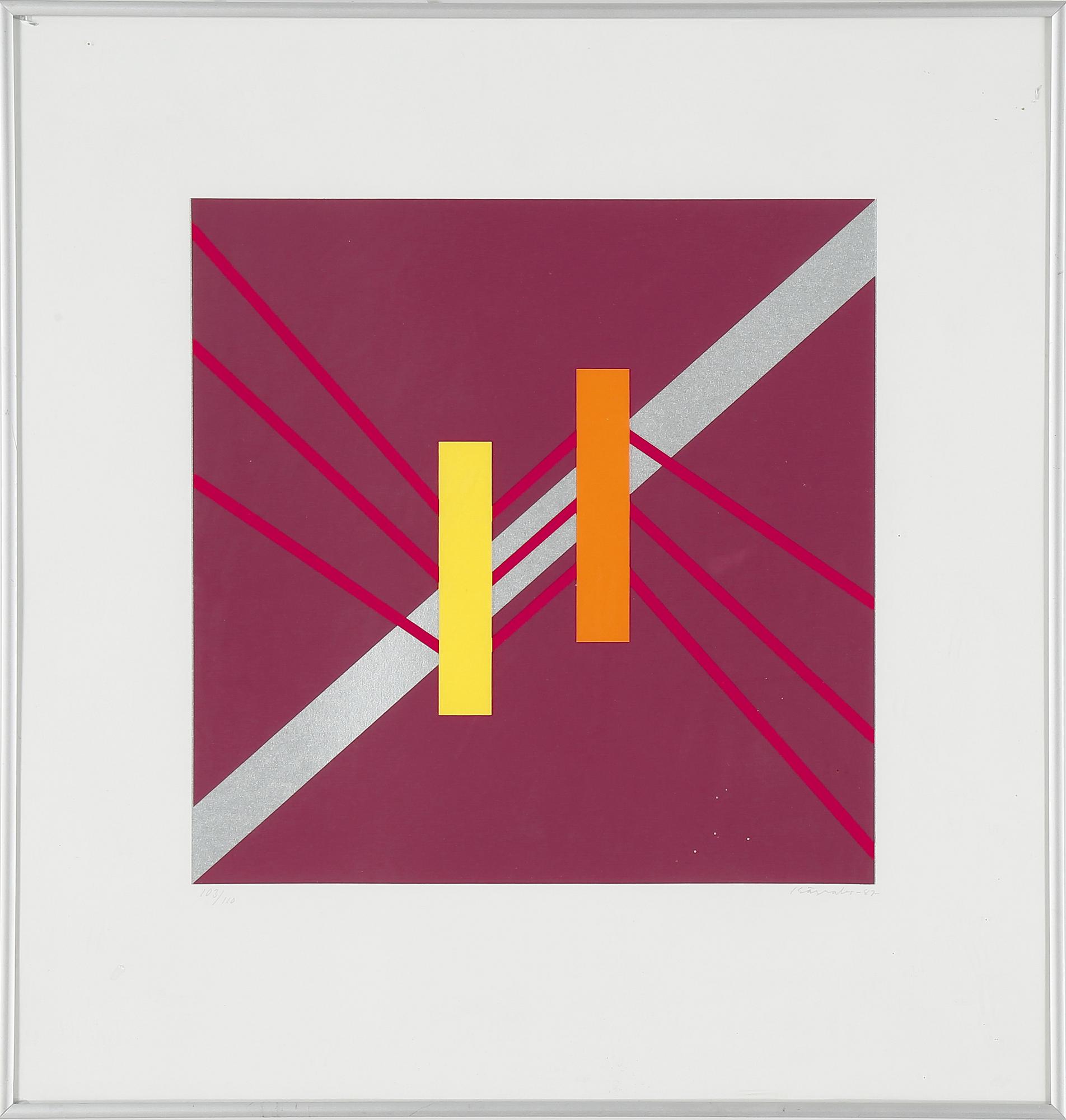 LENNART KÄRRABO, serigrafi, signerad, numrerad 103/110.