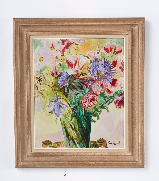 Isaac Grünewald, Flower still life.