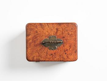 A burr-alder box by J. Sjölin (master 1767-85).