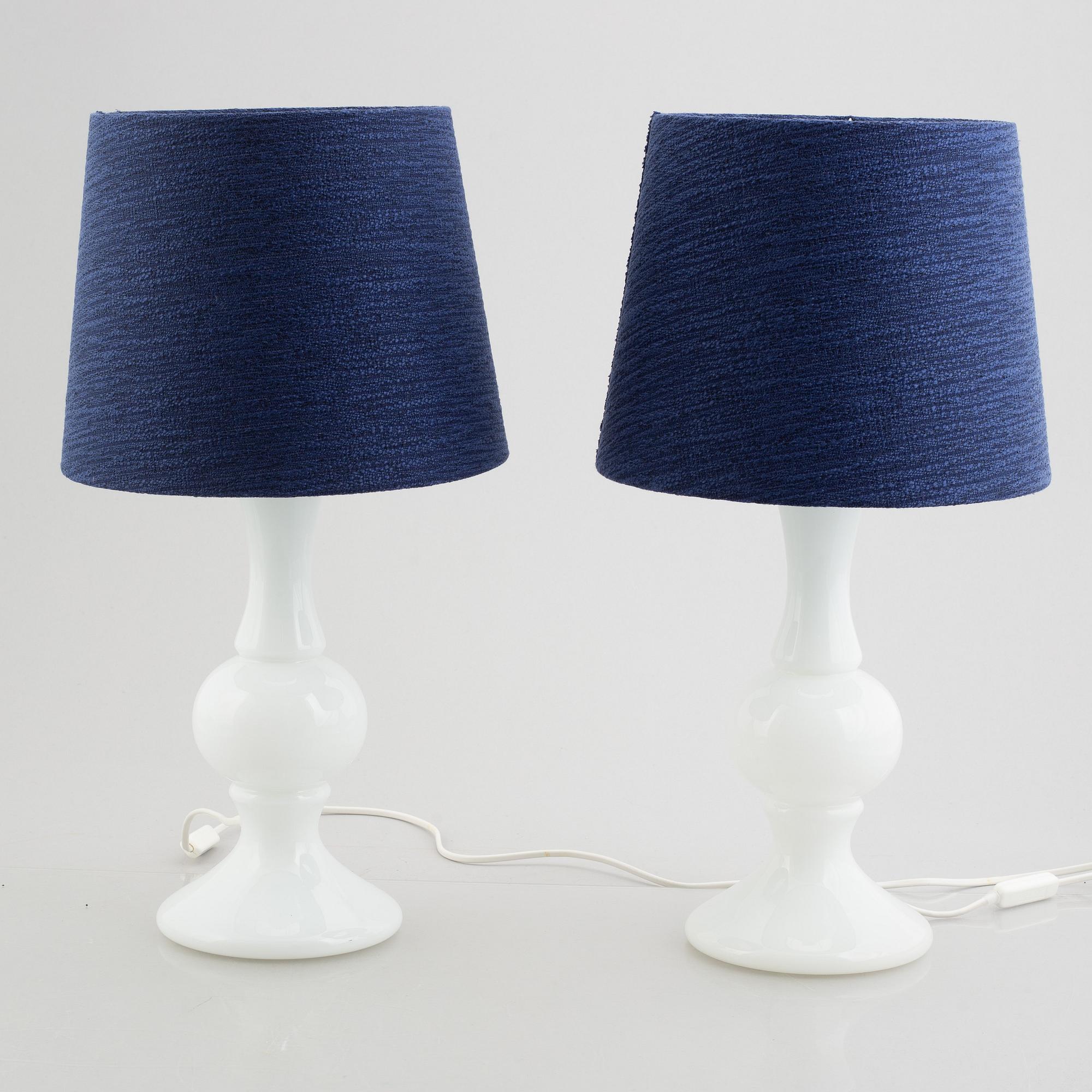 A pair of table lamps, Luxus, Vittsjö.