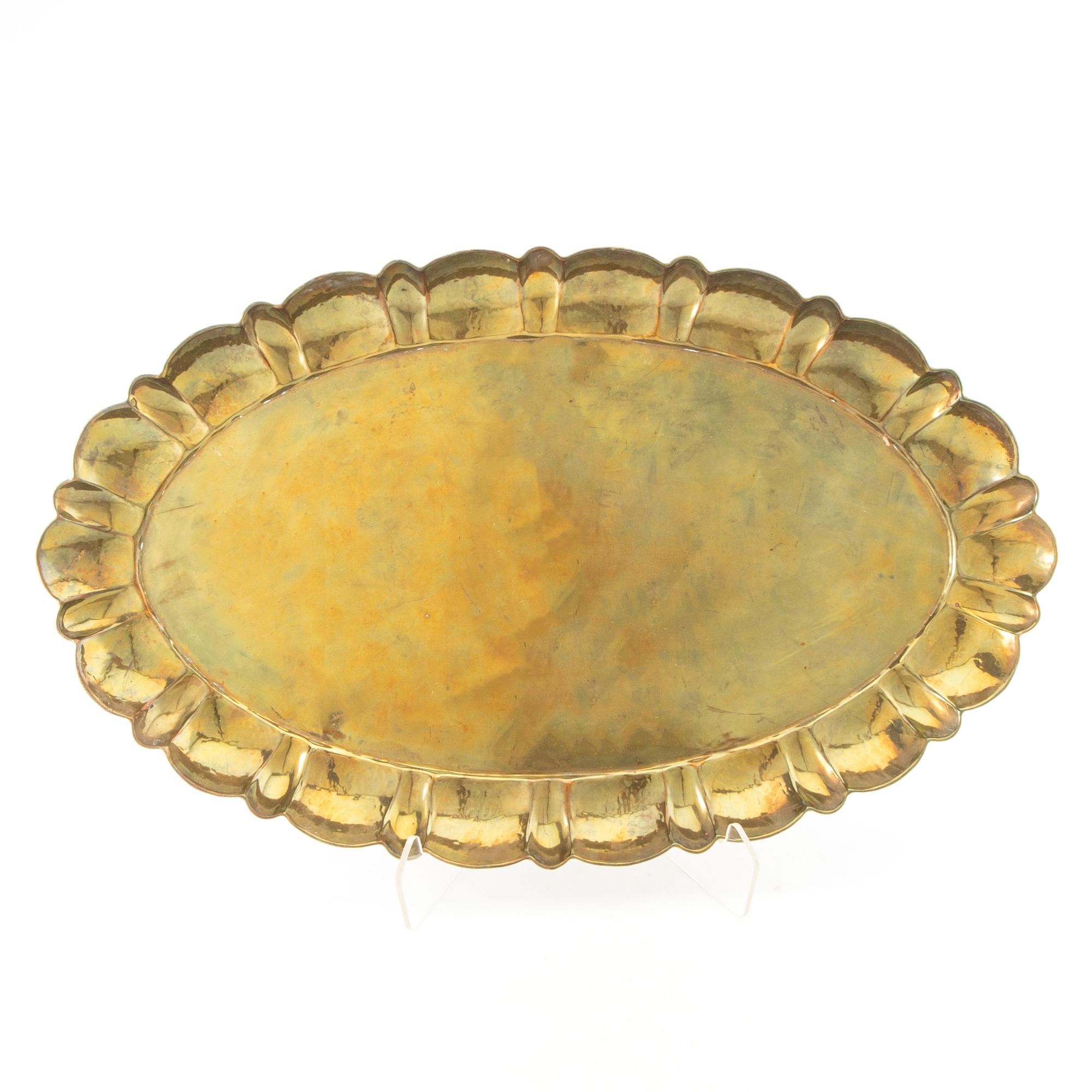 Lars Holmström tray 20th century, Arvika.