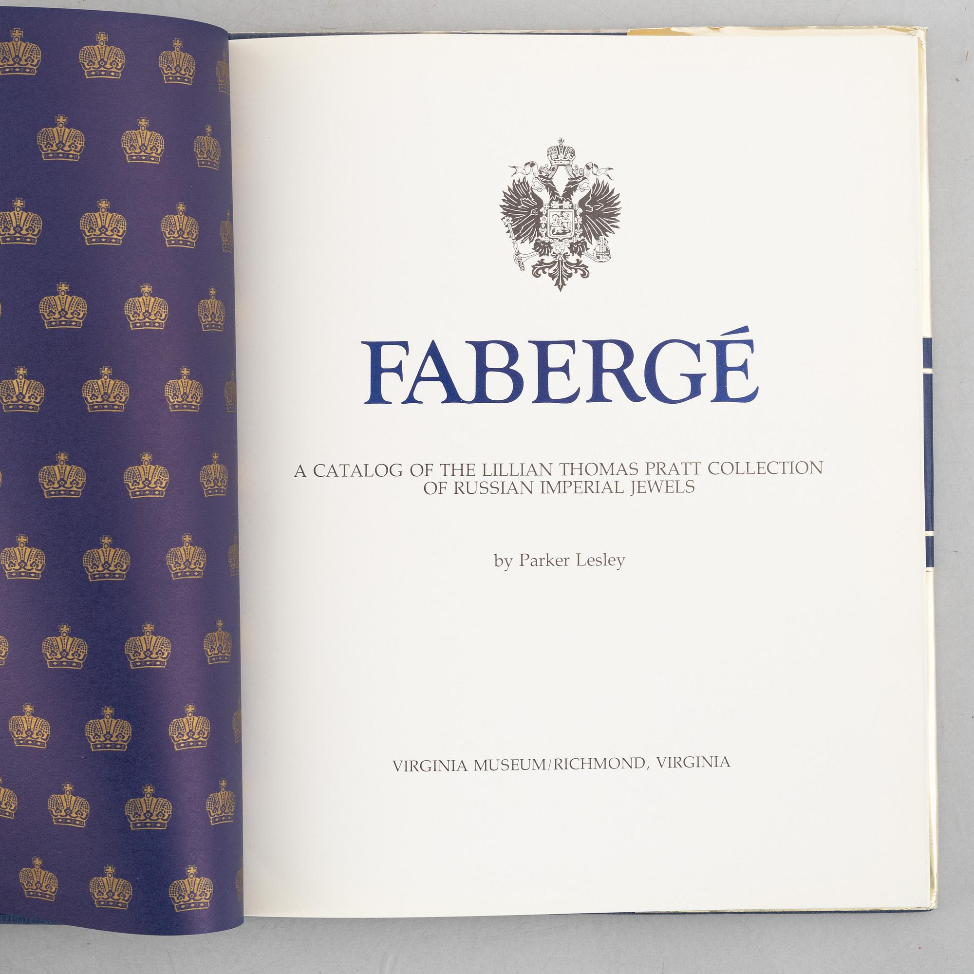 Books on Fabergé and boxes, 9 pcs. - Bukowskis