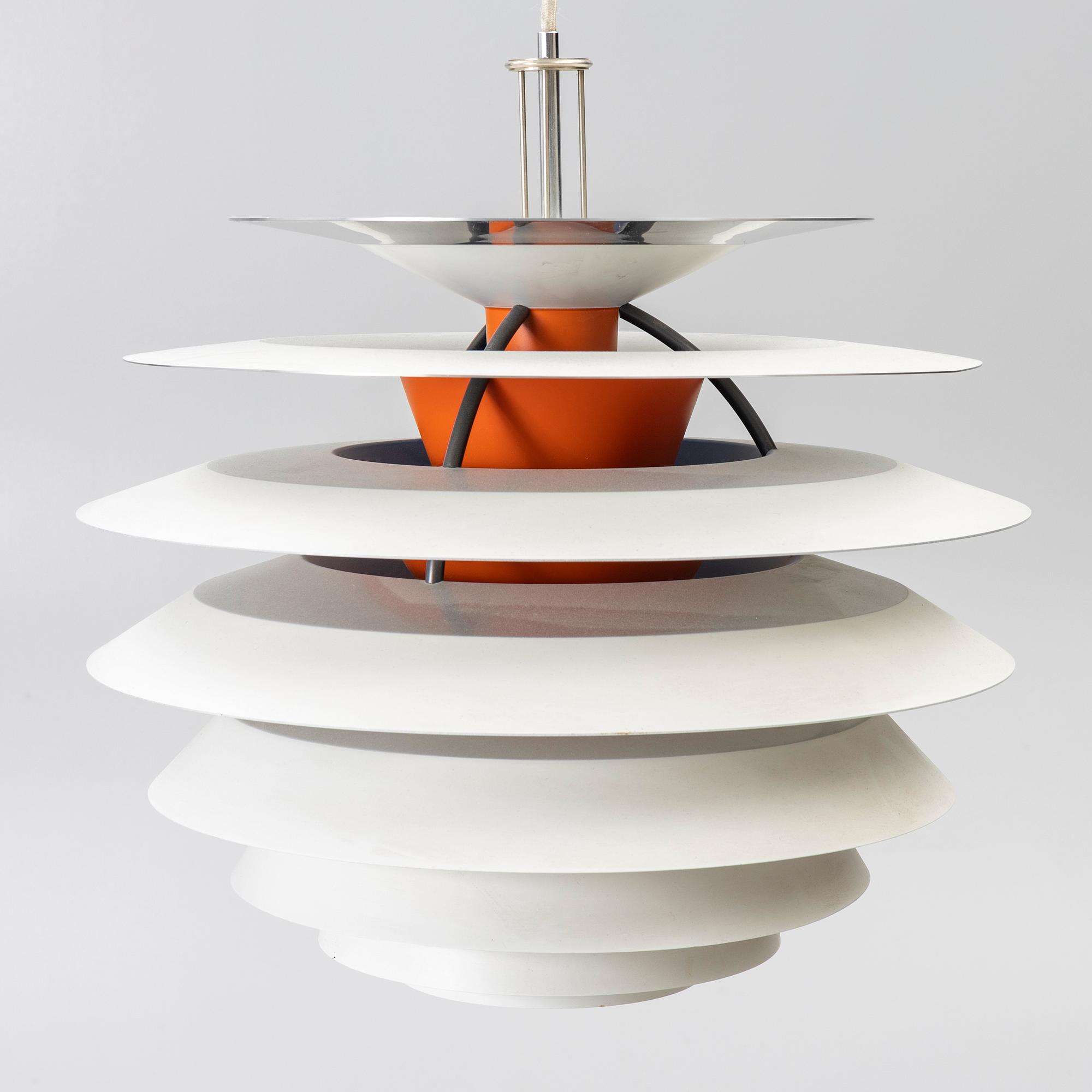 Poul Henningsen, taklampa, "PH Kontrast", Louis Poulsen, Danmark.