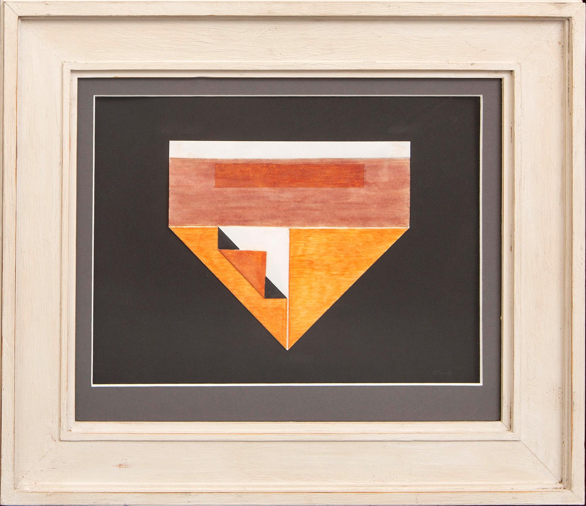Bengt Orup, mixed media/colage signed.