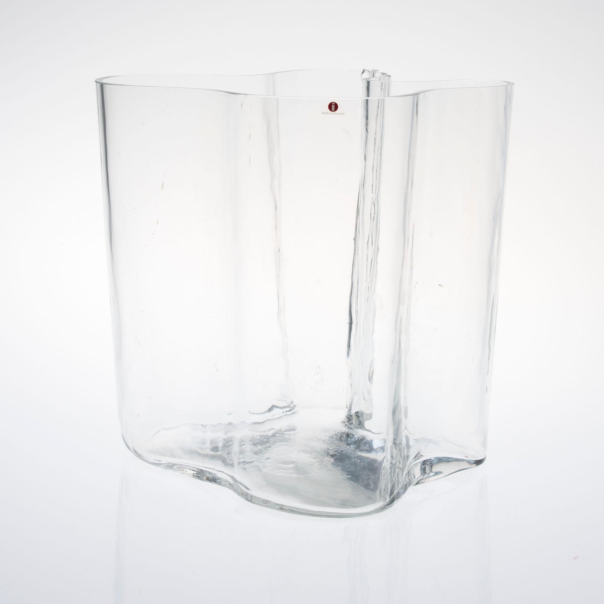 VAS, glas, "Savoy",  Alvar Aalto, Iittala 1900-talets senare hälft.