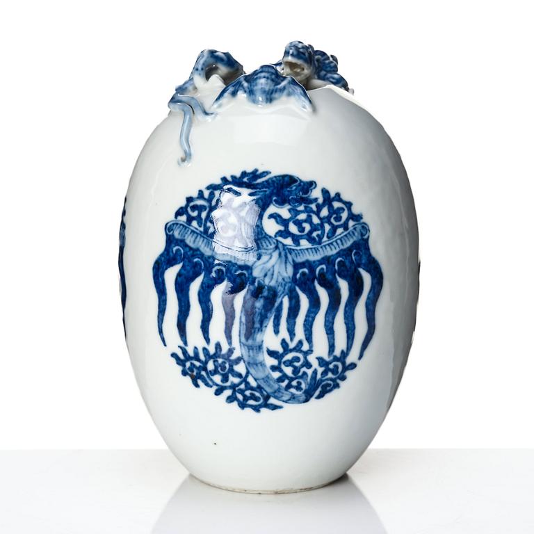 A Chinese vase, circa 1900 with Yongzheng mark.