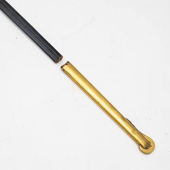 A Swedish Navy officer's sword with scabbard, second part of the 19th Century.