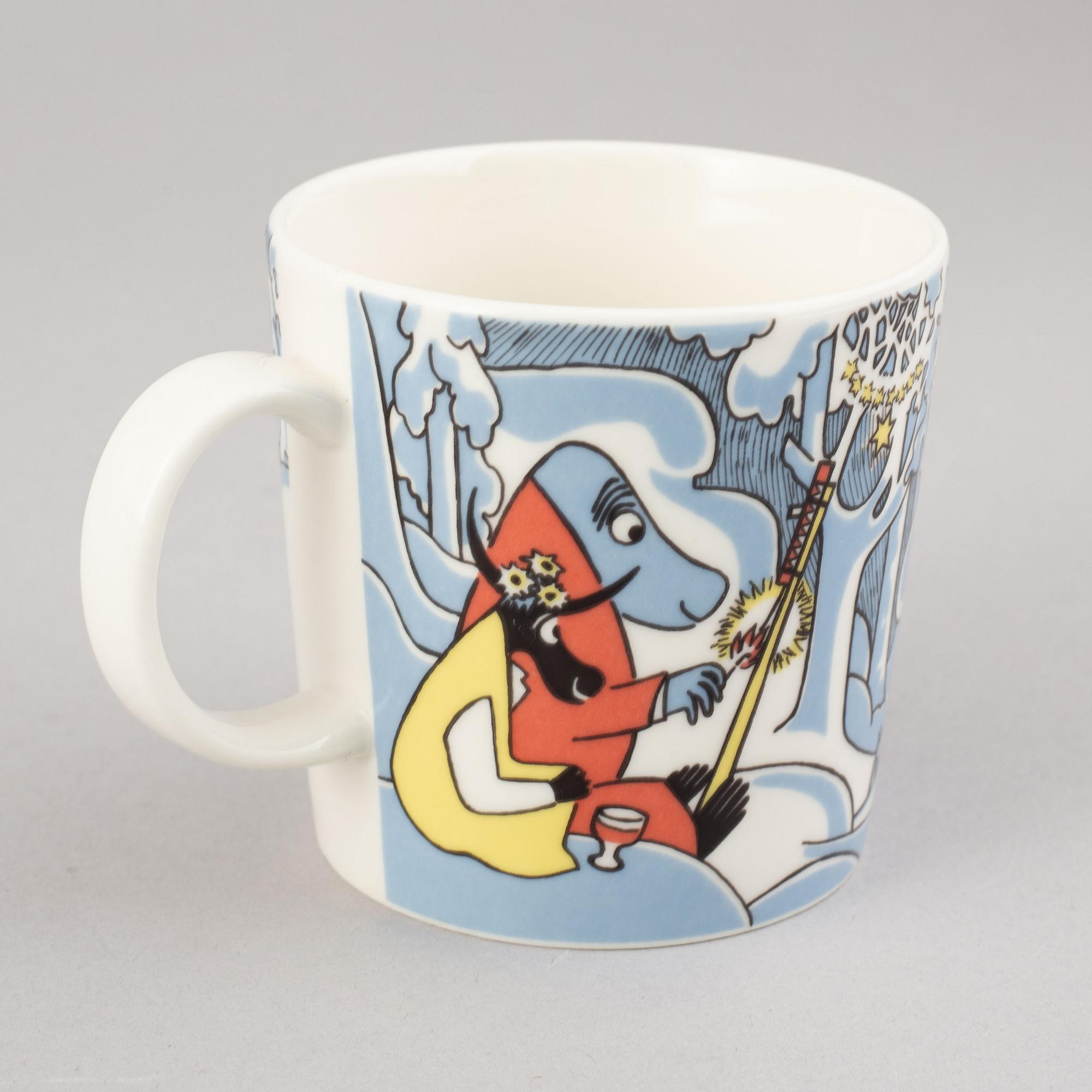 Moomin mug, porcelain, 'Millenium', Finland, 1999-2000.