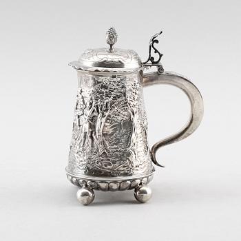 STOP, silver, svenska importstämplar, omkring år 1900. Vikt ca 429 gram.