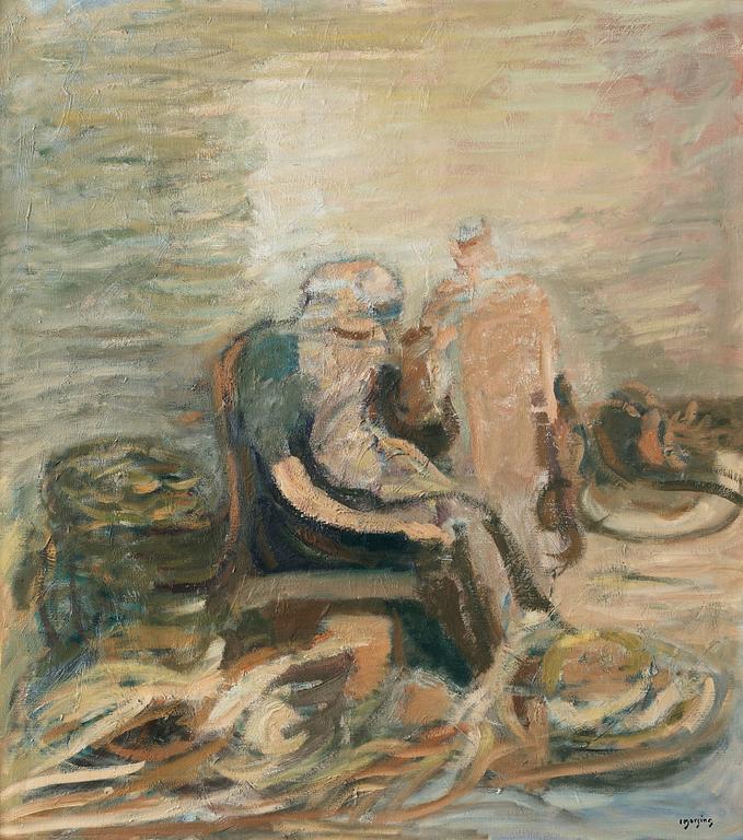 IVAR MORSING, olja på duk. Signerad I Morsing.