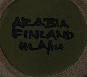 SKÅL, stengods, Hilkka-Liisa Ahola, Arabia, Finland 1900-talets andra hälft.