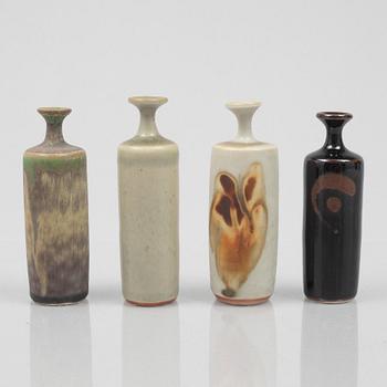 Rolf Palm, a group of eight stoneware vases, Mölle.