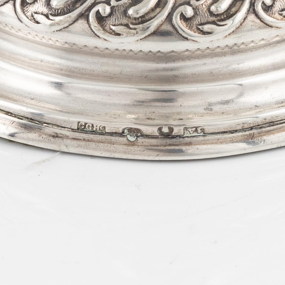 CG Hallberg, lockpokal, silver, Stockholm 1899.