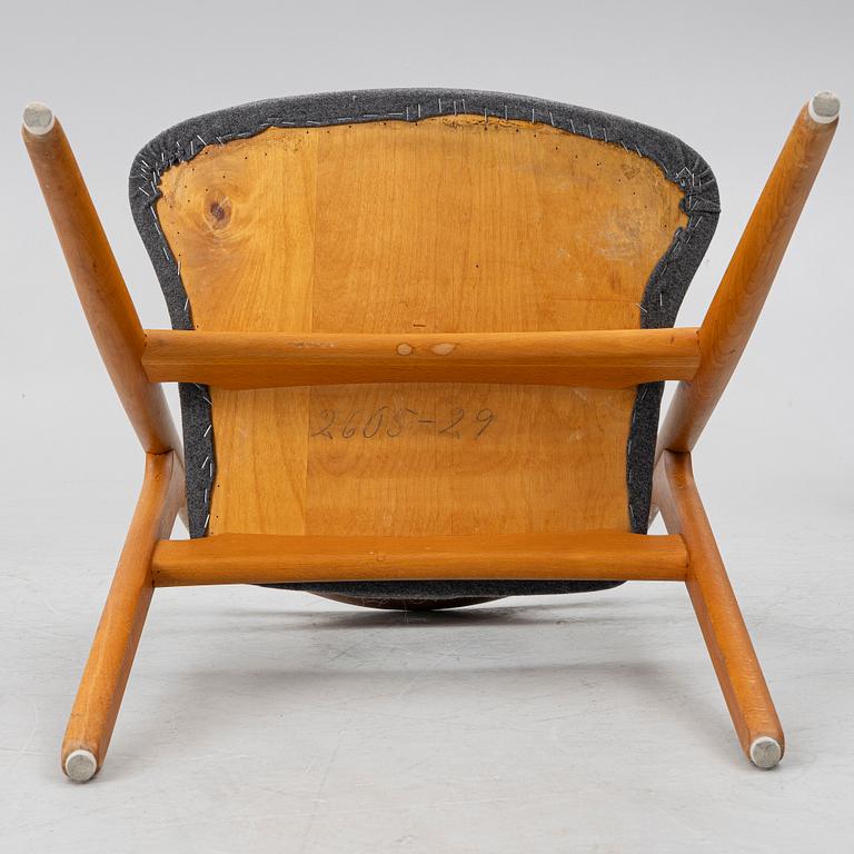 Hans J. Wegner, stolar, 8 st, modell CH-29 "Savbukkestolen", Danmark, 1900-talets mitt.