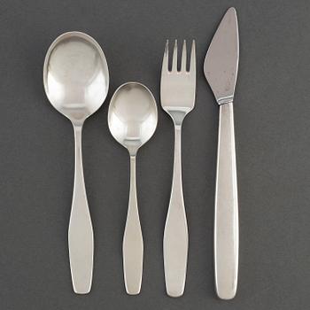 SIGURD PERSSON, 34 psc silver cutlery 'Ultra', some Nysilversmedjan Ruben Johansson, Lidköping 1960.