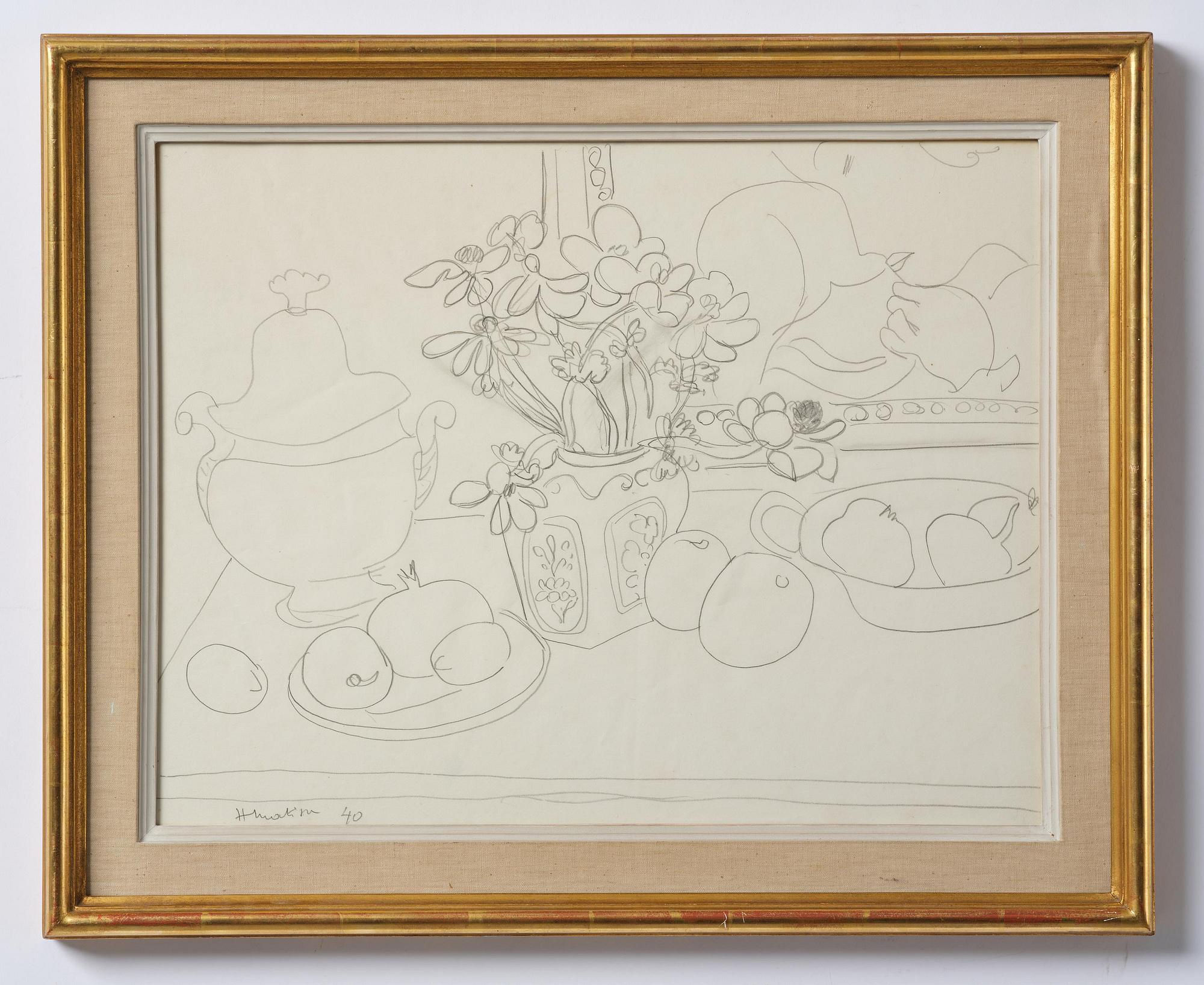 Henri Matisse, Still Life with Sleeping Woman.