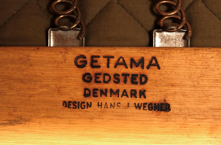 FÅTÖLJER, ett par, GE-290, Hans Wegner, Getama.