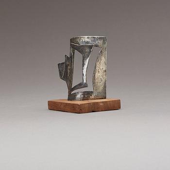 ARNE JONES, skulptur, silver, signerad och daterad -59.
