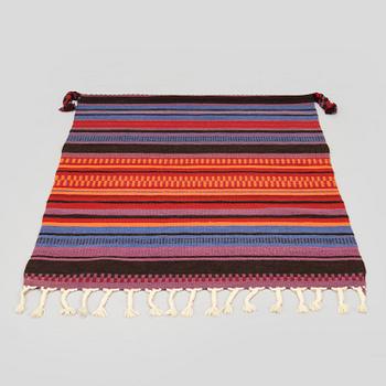 Elsa Montell-Saanio, rana / väggbonad, "En natt i fjällen" Finland. Ca 128 x 87 cm.