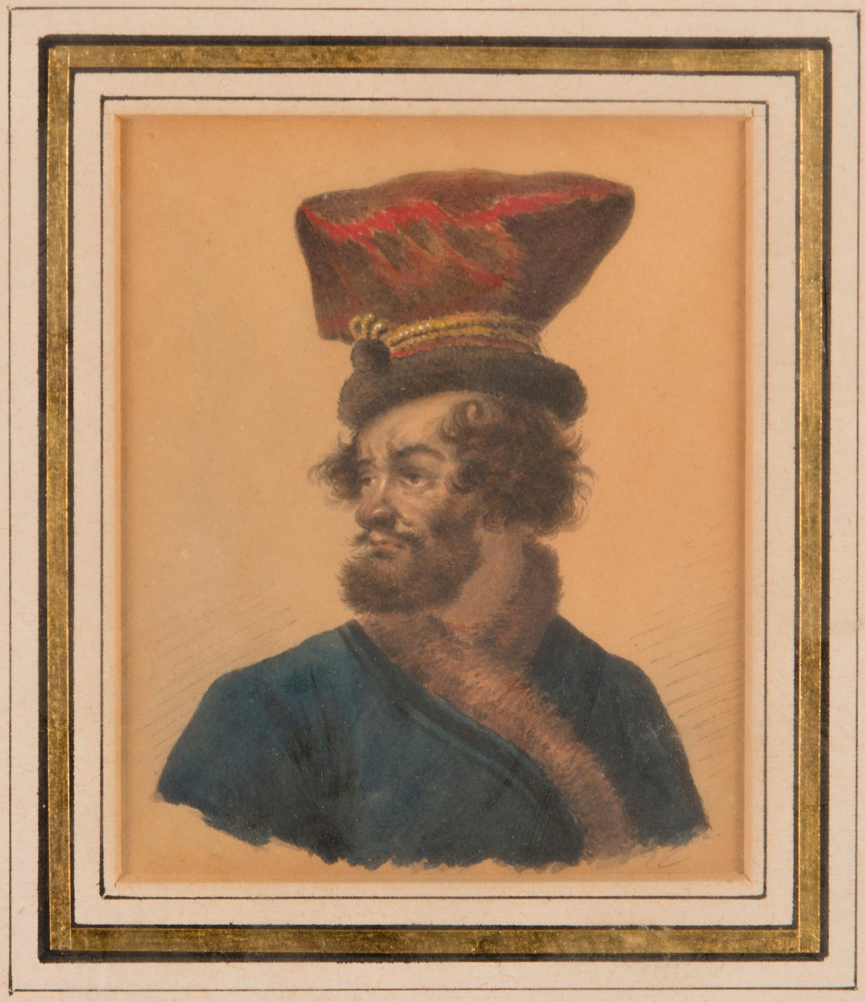 Alexander Ossipovich Orlowsky, MANSPORTRÄTT, 2 st.