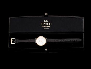 ARMBANDSUR, 18 k guld, Epoch, Stockholm, 1900-talets andra hälft.
