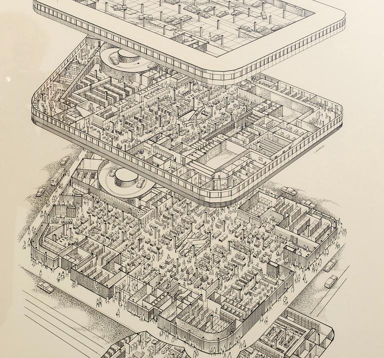 Inge Plymoth drawing signed.