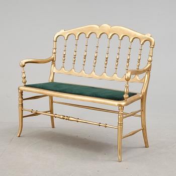 SOFFGRUPP, 5 delar, "Chiavari", tidigt 1900-tal.