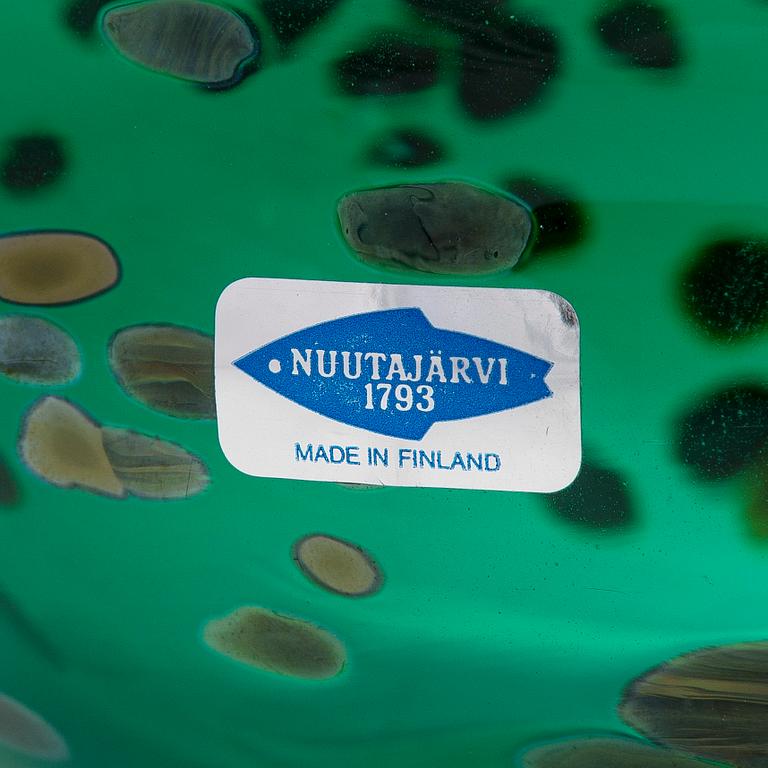 Oiva Toikka, lasilintu, signeerattu O. Toikka Nuutajärvi.