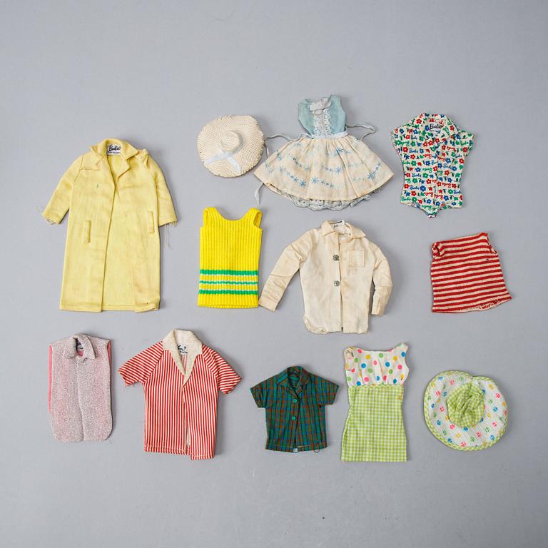 Barbiedockor, 4 st, Mattel, 1960-tal.