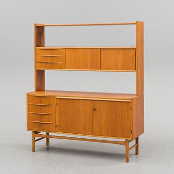 SIDEBOARD MED HYLLA, 1950-tal.