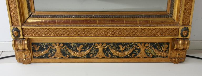 SPEGEL, sengustaviansk, omkring 1800.