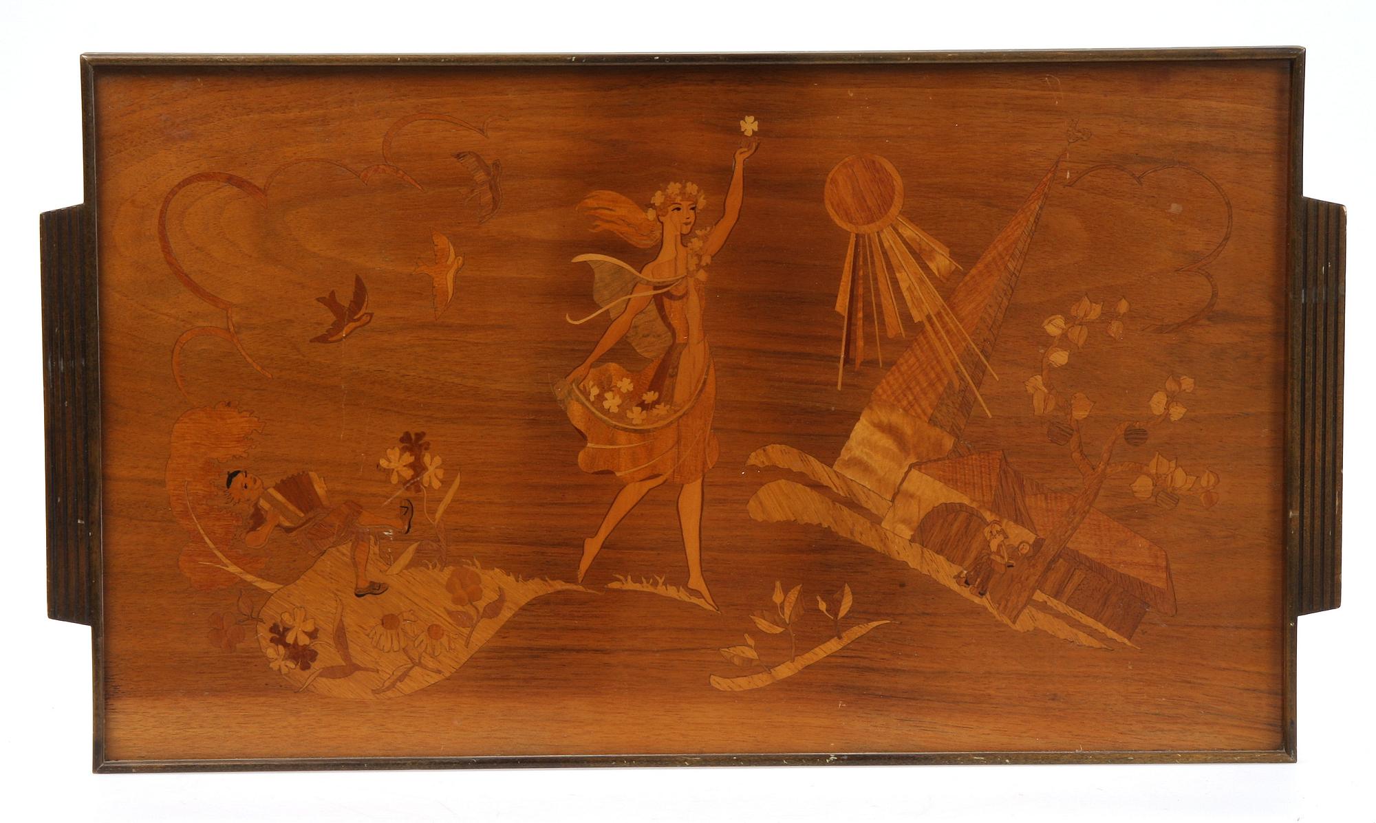BRICKA, B. Ekman, Bohus Intarsia. 1900-tal.