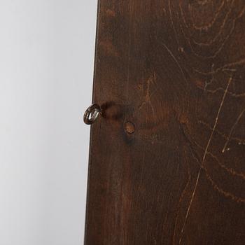 A stained birch mirror, 1930's.