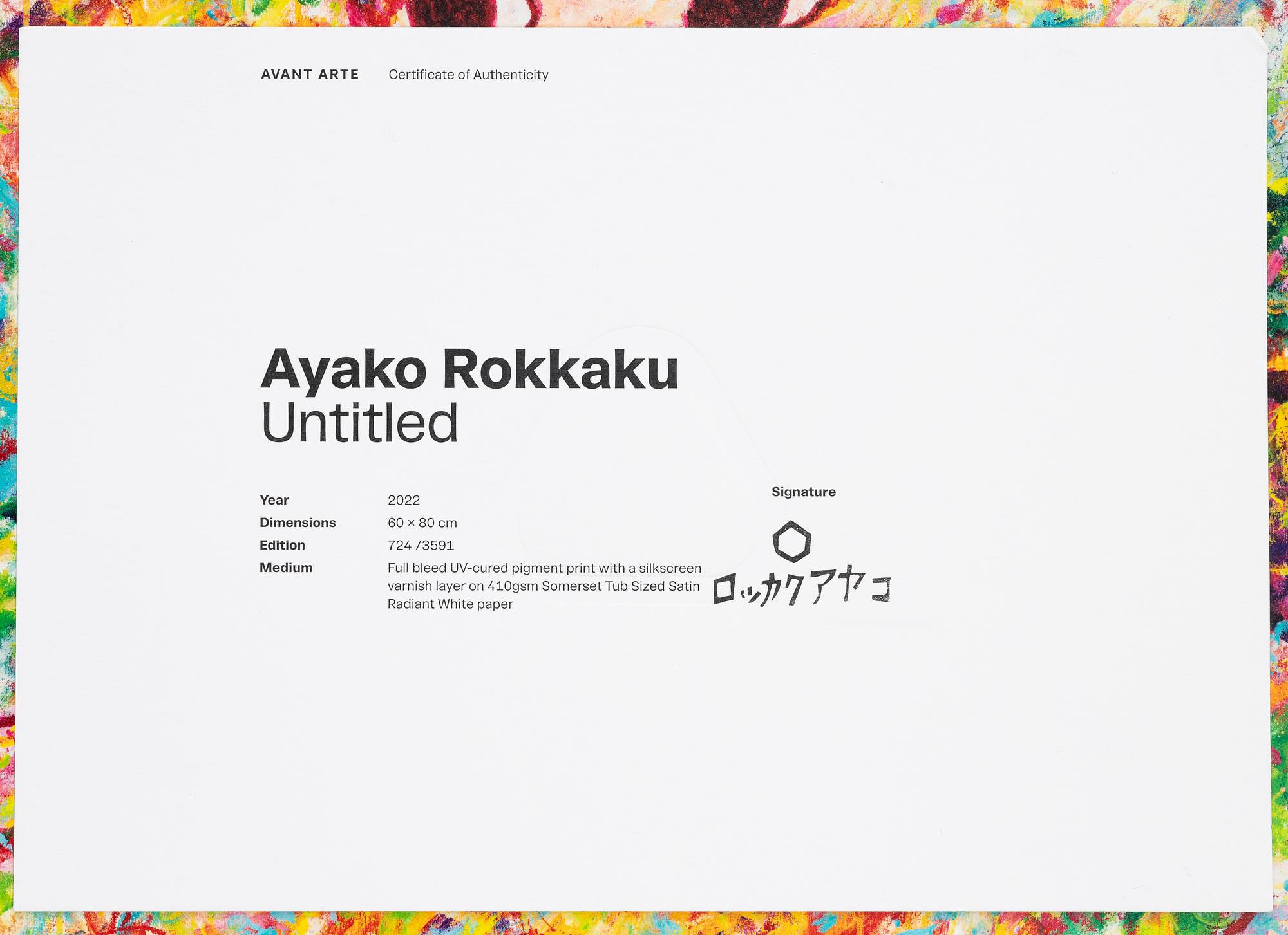 Ayako Rokkaku, Untitled.