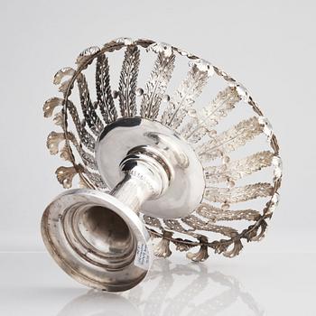 Adolf Zethelius, tazza, silver, Stockholm 1831.