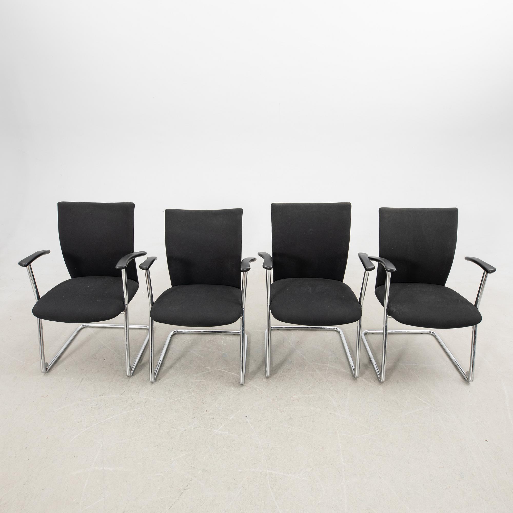 Chairs, 4 pcs, later part of the 20th century.