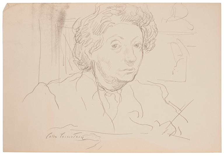 Lotte Laserstein, Självporträtt.