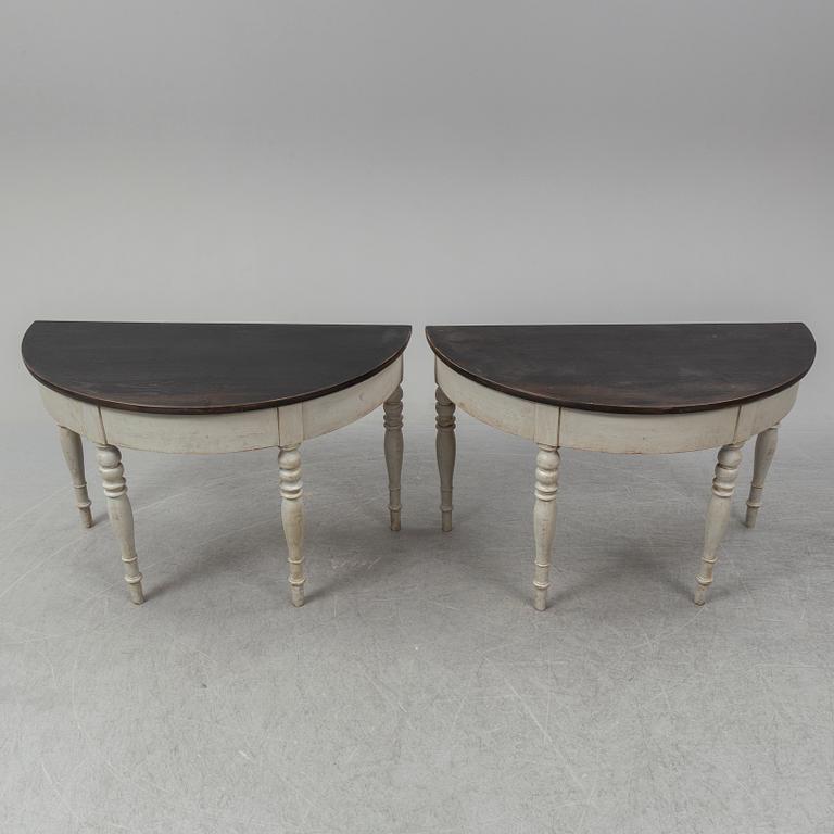 A pair of mid 19th Century tables.