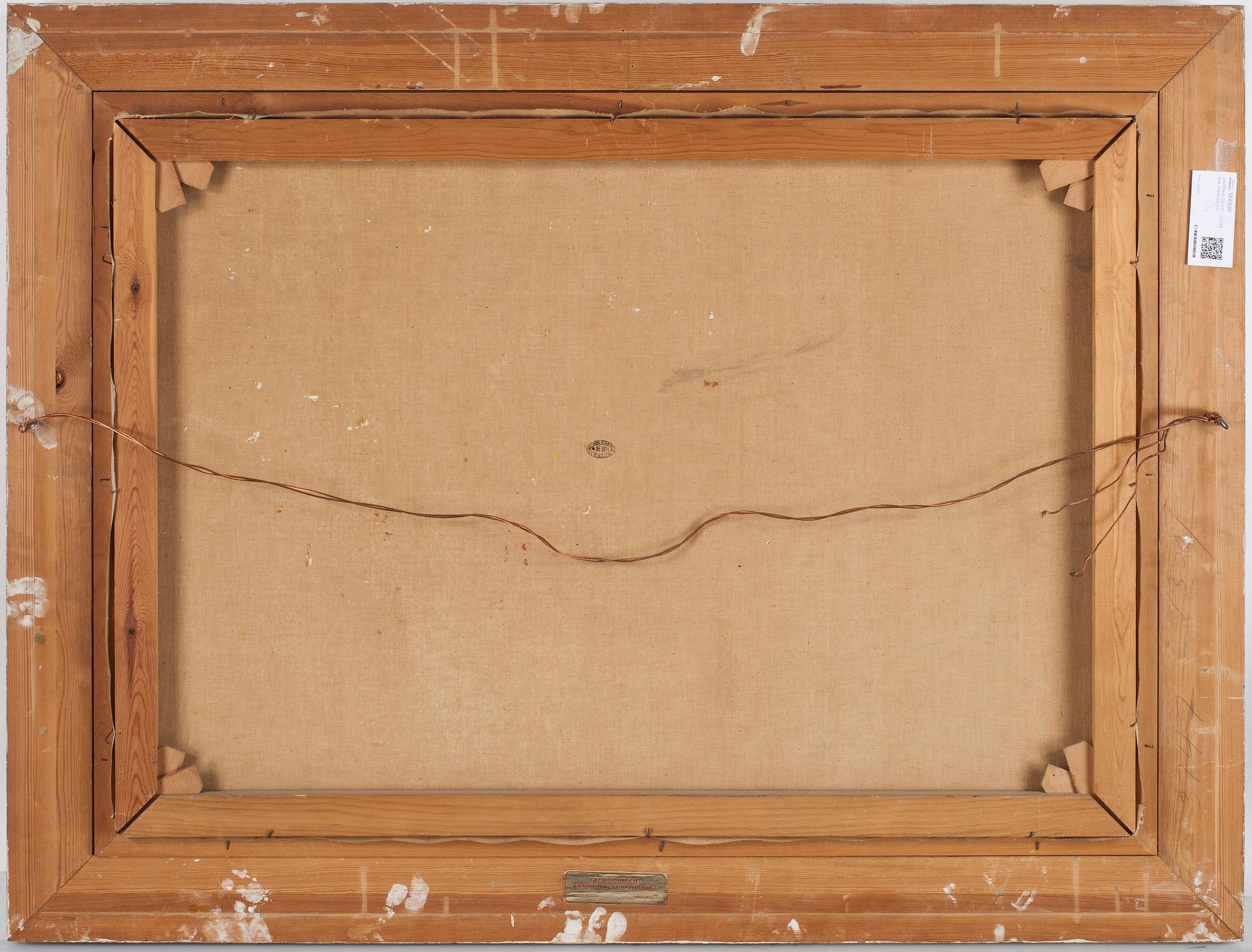 ANTONIO DEVITY, olja på duk, signerad.