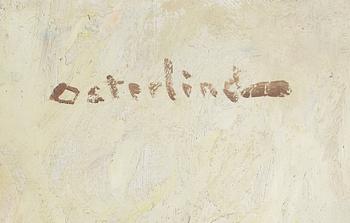 ALLAN ÖSTERLIND, olja på pannå, signerad.