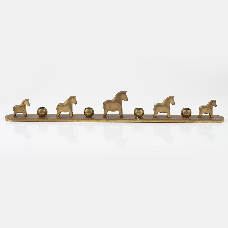 Lotta Horn, a brass candlestick, Rejmyre Mässingsbruk.