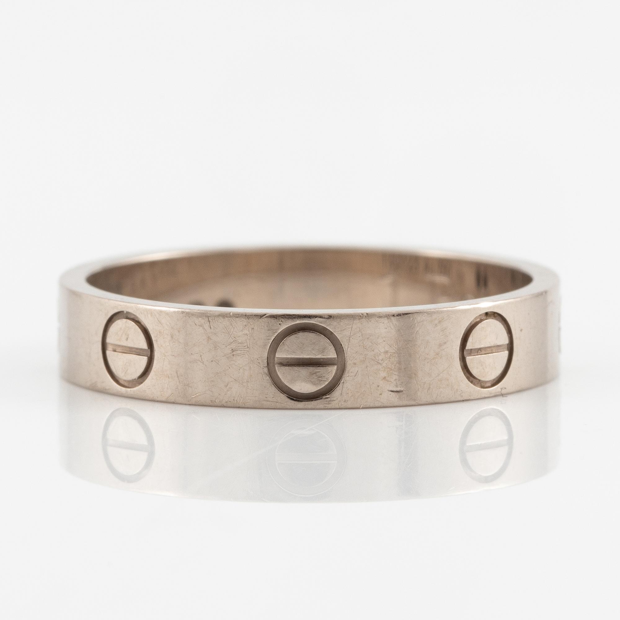 Cartier, ring, "Love", 18K white gold.