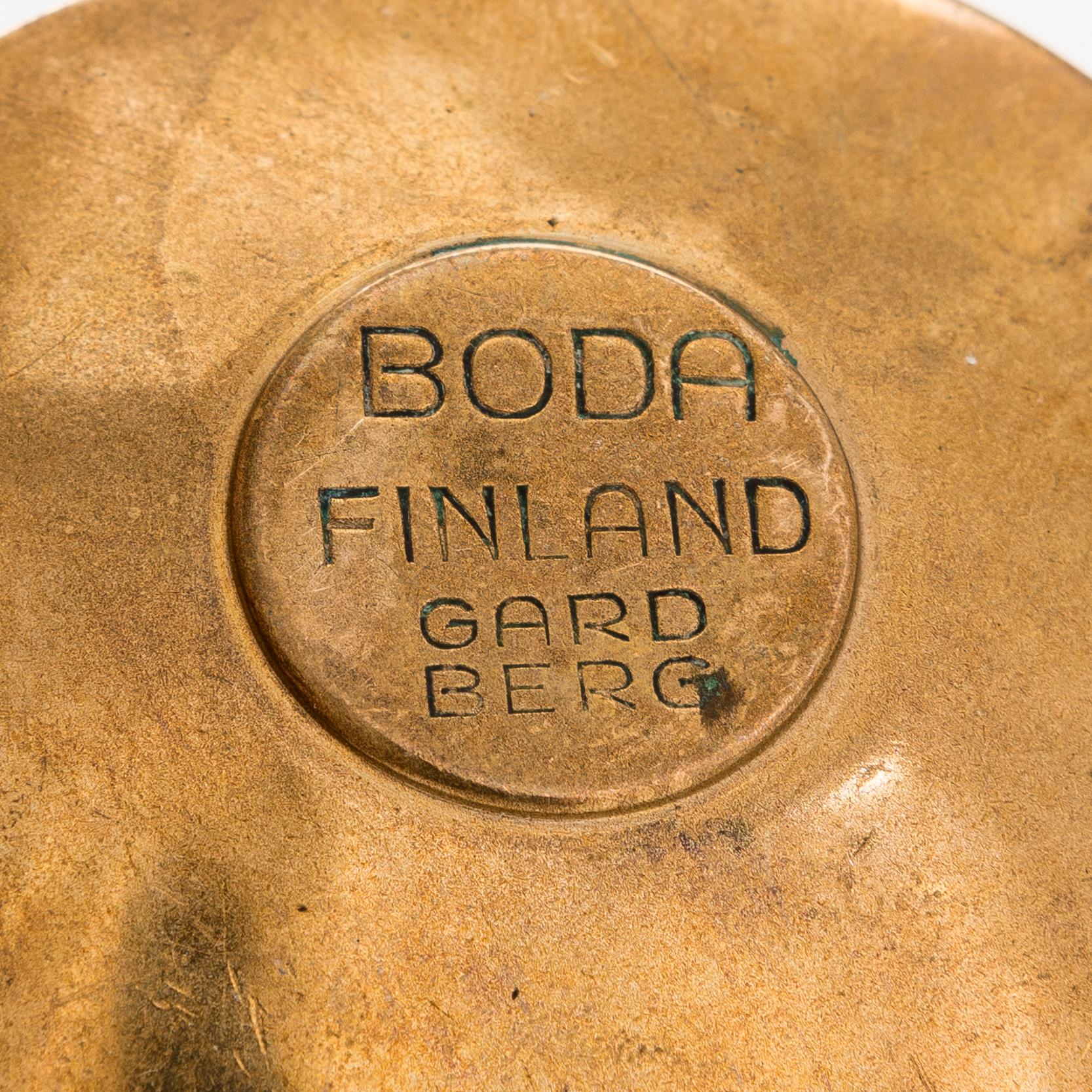 Bertel Gardberg, six candleholders for Boda Finland.